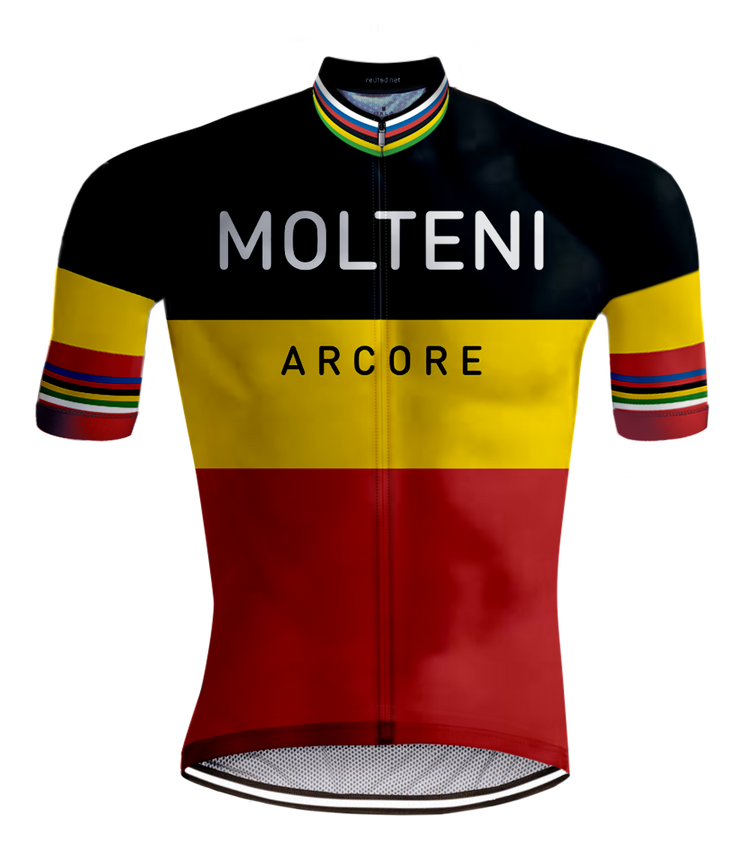 Retro Radsport Outfit Molteni Belgischer Landesmeister - REDTED 