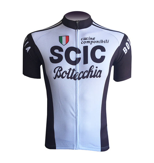 rennrad trikot schwarz weiss Retro radtrikots