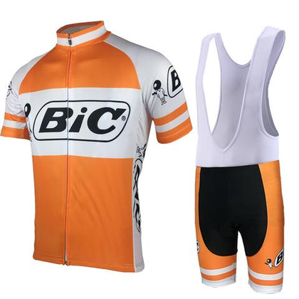 Retro Radsport Outfit Bic - Orange